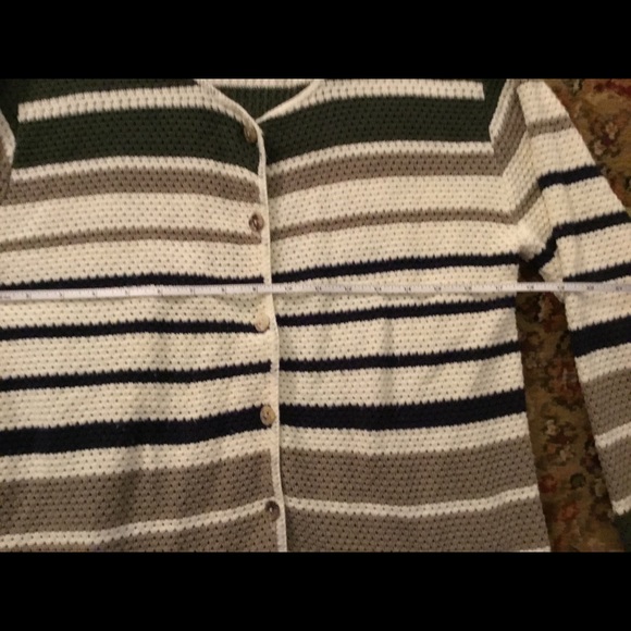 Striped Cardigan. GUC. - Picture 4 of 4